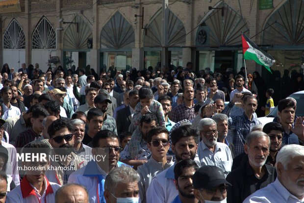 برگزاری راهپیمایی «بشارت نصر» در زاهدان