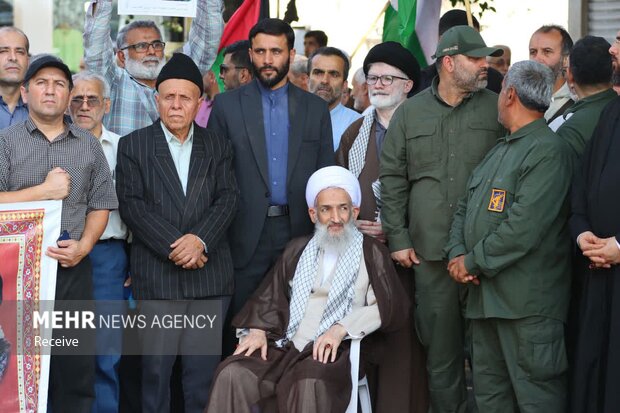 راهپیمایی «بشارت نصر» در ساری