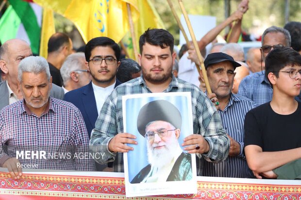 راهپیمایی «بشارت نصر» در ساری