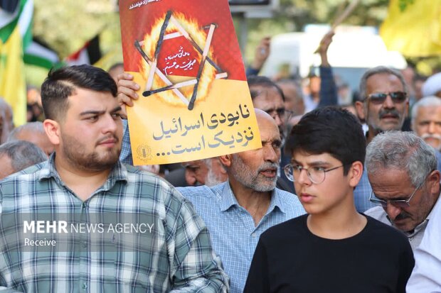راهپیمایی «بشارت نصر» در ساری