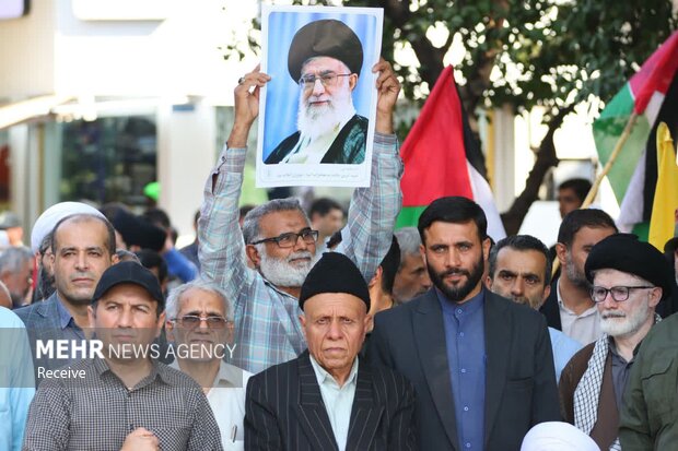 راهپیمایی «بشارت نصر» در ساری