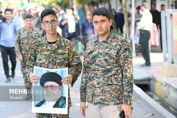 راهپیمایی «بشارت نصر» در ساری
