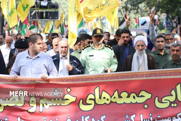 راهپیمایی «بشارت نصر» در ساری