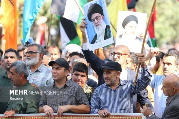 راهپیمایی «بشارت نصر» در ساری