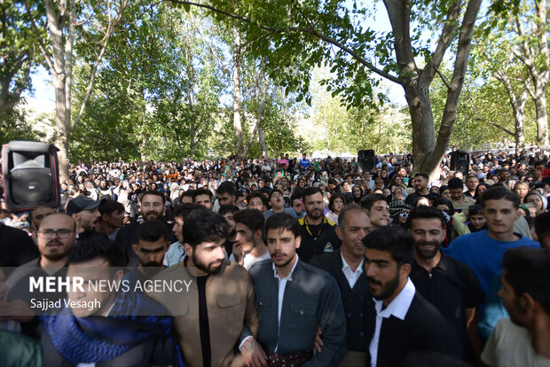 جشن آلو در روستای حیدره قاضی خان همدان