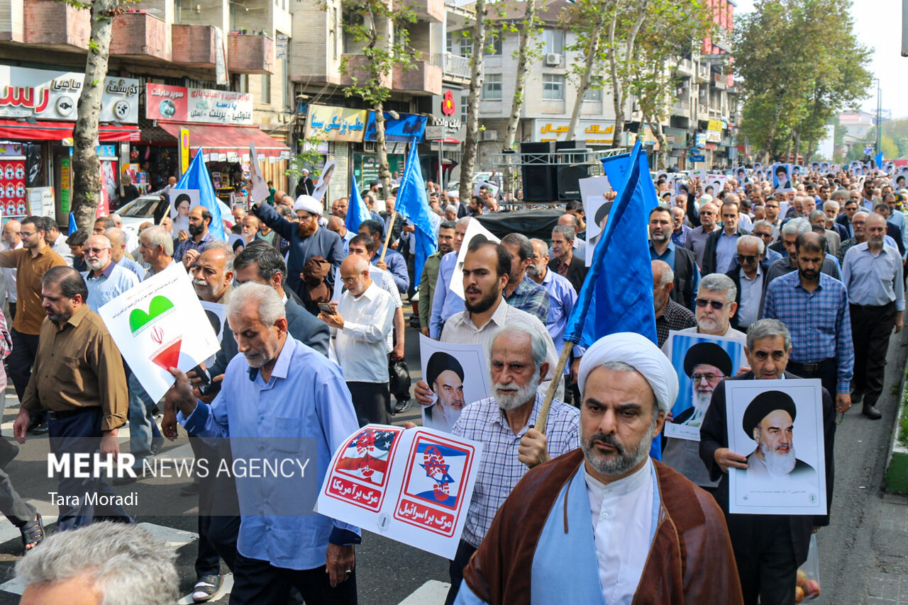راهپیمایی «بشارت نصر» در آستارا