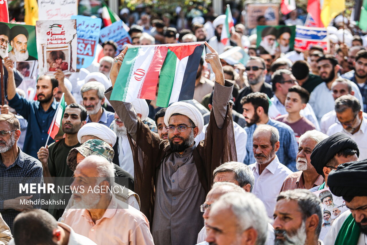 راهپیمایی «بشارت نصر» در قم