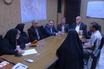 دیدار مدیران بهزیستی با جامعه نابینایان