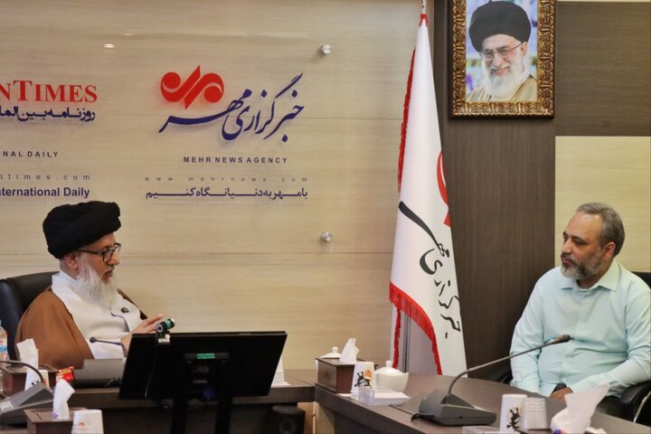 بازدید سید عیسی حسینی مزاری از خبرگزاری مهر+ تصاویر بازدید سید عیسی حسینی مزاری از خبرگزاری مهر+ تصاویر