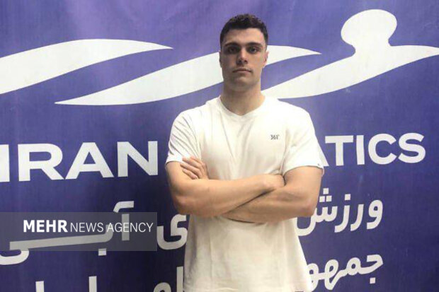 مدال طلا و رکوردشکنی امیر مطاعی در ماده 100 متر قورباغه