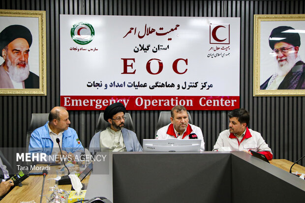 آیین افتتاح و احداث پروژه های امدادی ، عمرانی و رونمایی از ناوگان خودرویی جمعیت هلال‌احمر استان گیلان