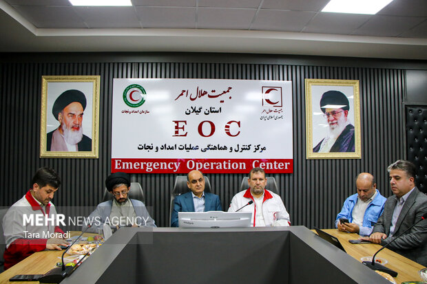 آیین افتتاح و احداث پروژه های امدادی ، عمرانی و رونمایی از ناوگان خودرویی جمعیت هلال‌احمر استان گیلان