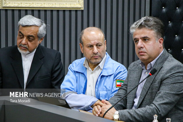 آیین افتتاح و احداث پروژه های امدادی ، عمرانی و رونمایی از ناوگان خودرویی جمعیت هلال‌احمر استان گیلان