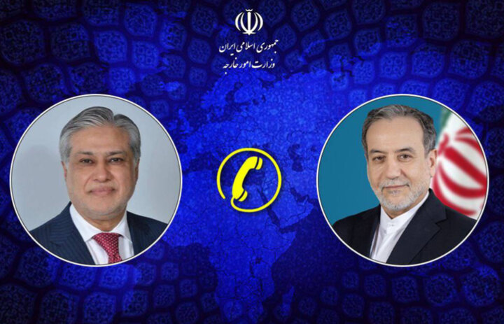 تاکید وزرای خارجه ایران و پاکستان بر توسعه دیپلماسی فعال بین دو کشور