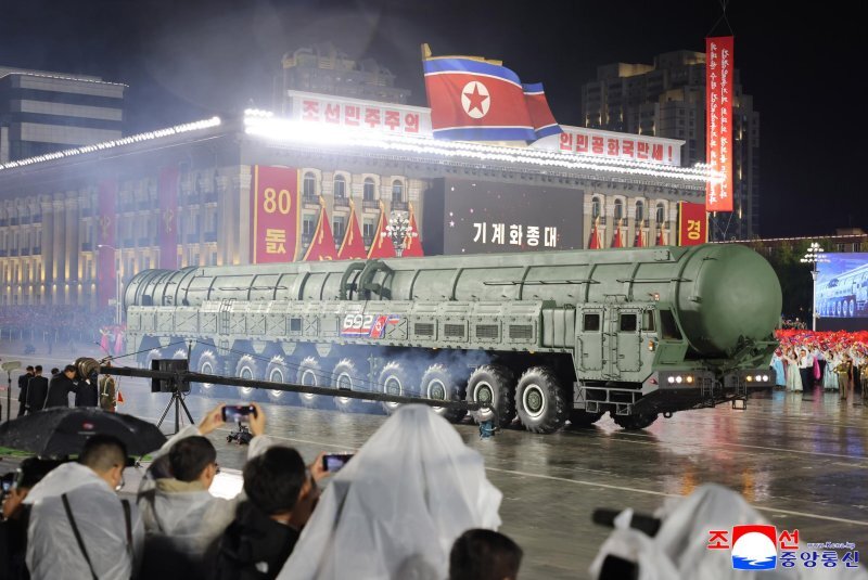 N. Korea unveils 'most powerful' new ICBM at military parade