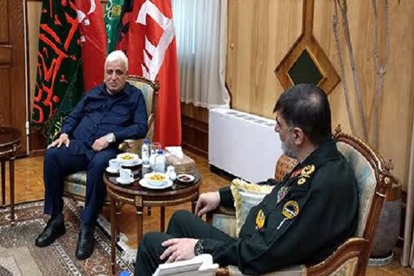 دیدار فرمانده حشد الشعبی عراق با سردار رادان