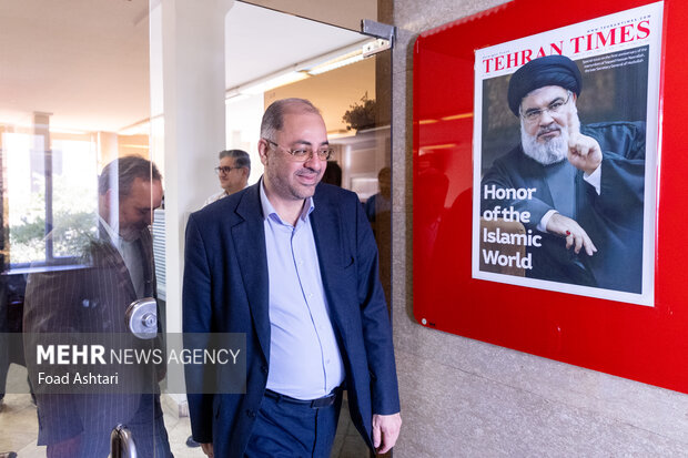 حضور حسین قرایی مدیرکل روابط عمومی سازمان صدا و سیما در خبرگزاری مهر