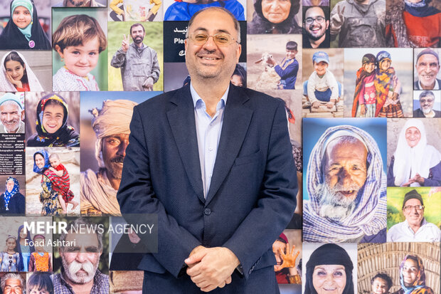 حضور حسین قرایی مدیرکل روابط عمومی سازمان صدا و سیما در خبرگزاری مهر