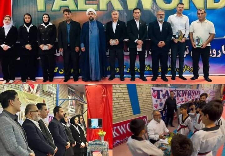 آزمون ارتقای کمربند تکواندو در گناوه برگزار شد