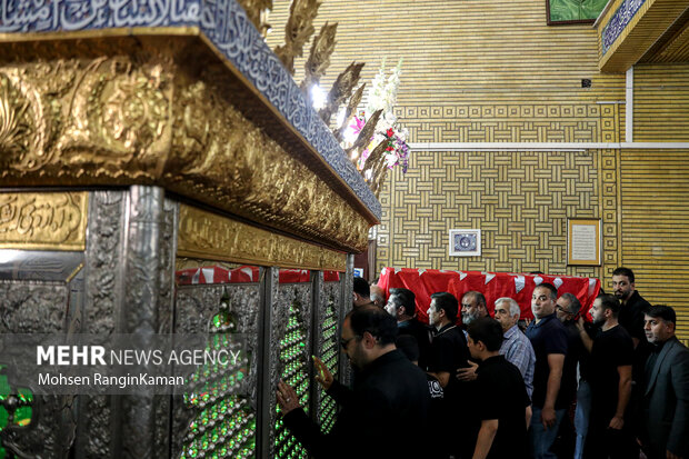 مراسم تشییع والده مداح اهل بیت (ع) سید مجید بنی فاطمه