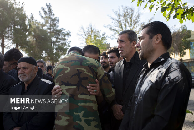تشییع پیکر شهید محمد سهرابی در نهاوند