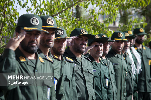 تشییع پیکر شهید محمد سهرابی در نهاوند