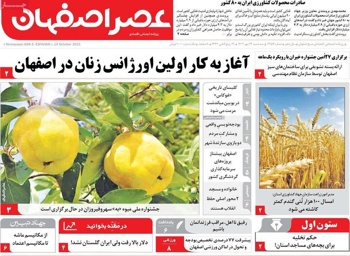روزنامه‌های اصفهان