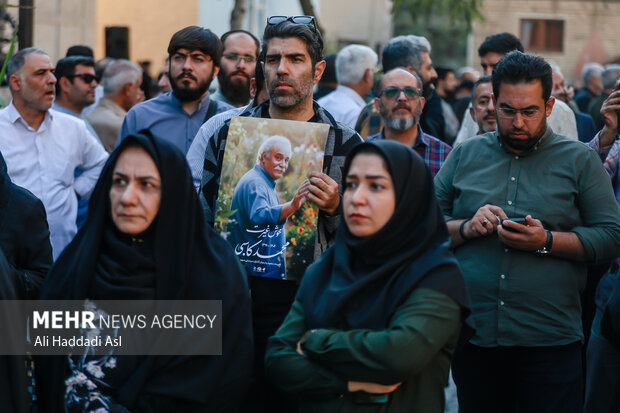 مراسم تشییع پیکر محمد کاسبی
