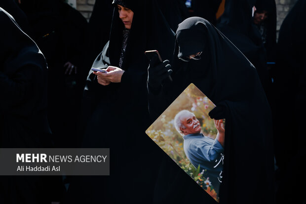 مراسم تشییع پیکر محمد کاسبی