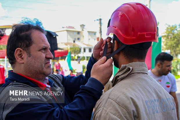 رقابت چالش FCC آتش نشانان کشور در رشت