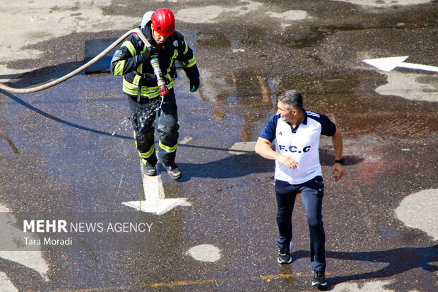 رقابت چالش FCC آتش نشانان کشور در رشت