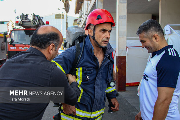 رقابت چالش FCC آتش نشانان کشور در رشت
