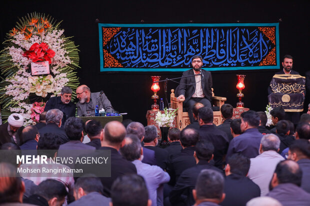 مراسم ترحیم والده مداح اهل بیت (ع) سید مجید بنی فاطمه