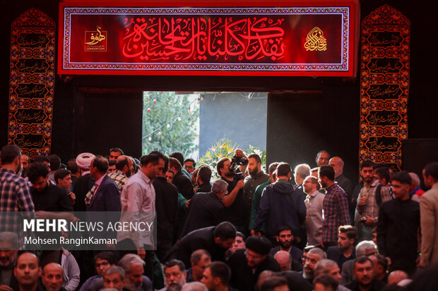 مراسم ترحیم والده مداح اهل بیت (ع) سید مجید بنی فاطمه
