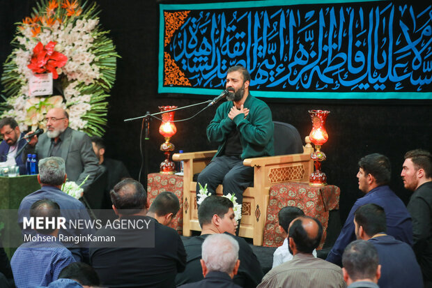 مراسم ترحیم والده مداح اهل بیت (ع) سید مجید بنی فاطمه