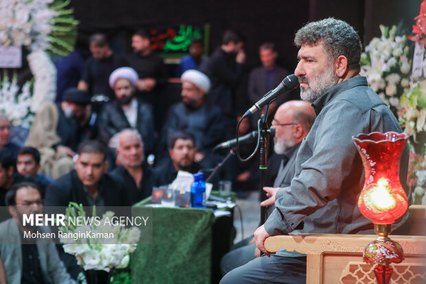 مراسم ترحیم والده مداح اهل بیت (ع) سید مجید بنی فاطمه