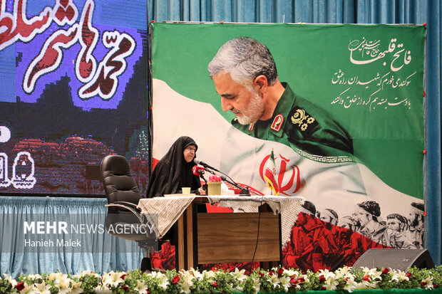 مراسم وادع با سردار شهید محمد هاشم سلطانی