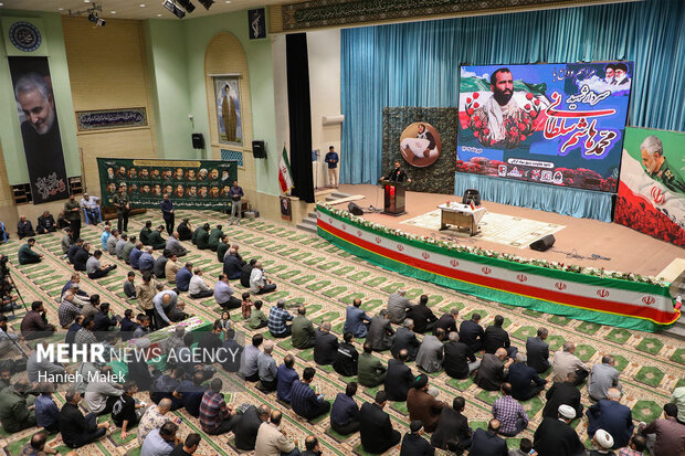 مراسم وادع با سردار شهید محمد هاشم سلطانی