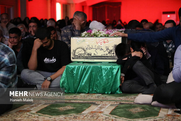 مراسم وادع با سردار شهید محمد هاشم سلطانی