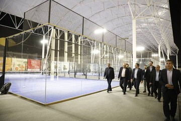 بازدید نمایندگان انجمن همبستگی ورزشی کشورهای اسلامی از اماکن ورزشی