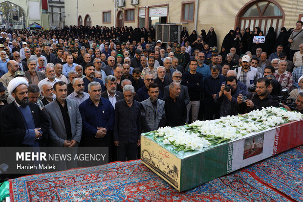 تشییع سردار شهید محمد هاشم سلطانی