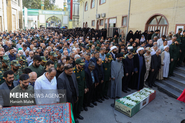 تشییع سردار شهید محمد هاشم سلطانی