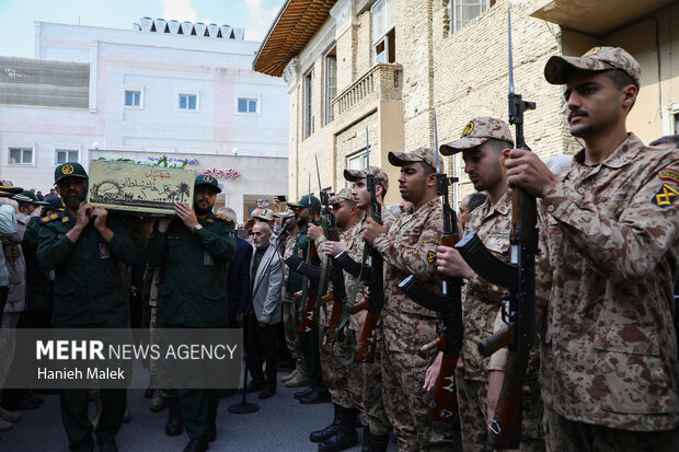 تشییع سردار شهید محمد هاشم سلطانی