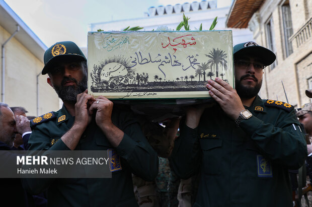 تشییع سردار شهید محمد هاشم سلطانی