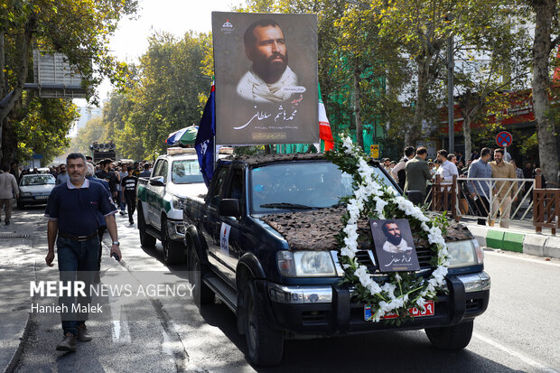 تشییع سردار شهید محمد هاشم سلطانی
