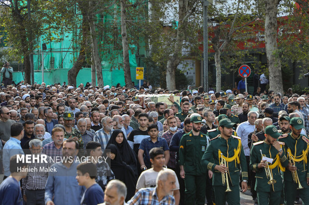 تشییع سردار شهید محمد هاشم سلطانی