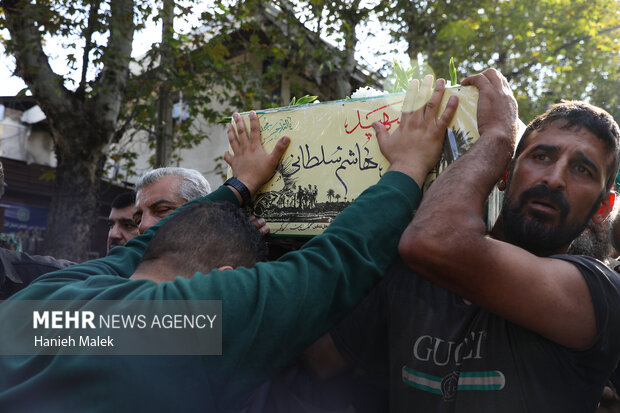 تشییع سردار شهید محمد هاشم سلطانی
