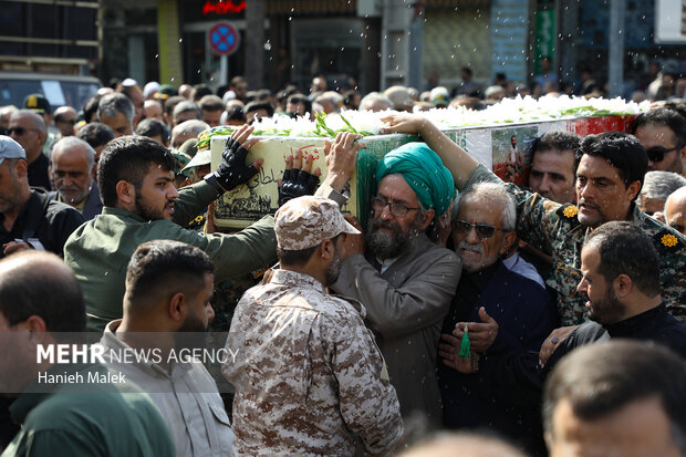 تشییع سردار شهید محمد هاشم سلطانی