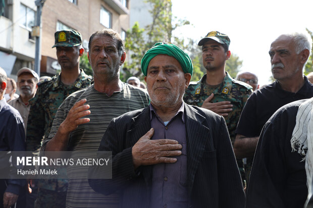 تشییع سردار شهید محمد هاشم سلطانی