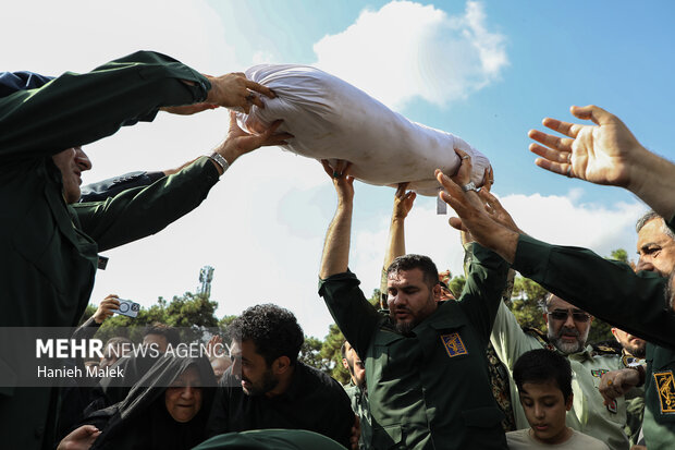 تشییع سردار شهید محمد هاشم سلطانی